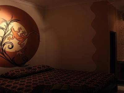 Notre suberbe chambre d'hôtel à Yogya