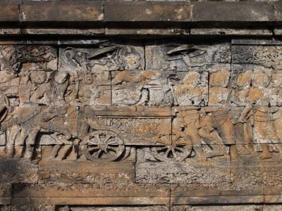 Bas-relief de Borobudur