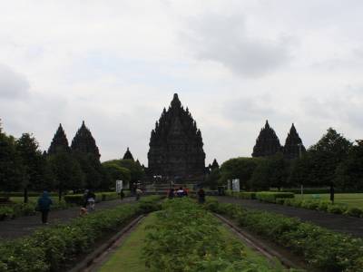 Prambanan - le plus gros temple hindou de l'Indonésie