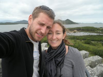 en haut de la tour de guet