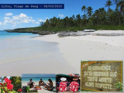 Lifou : Plage de Peng