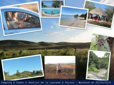 La Foa , Ouéno SurfCamp et le sentier de la cascade à Farino