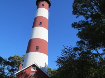 un phare sur l'ile assateague