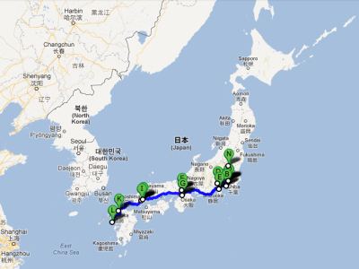 Parcours Japon