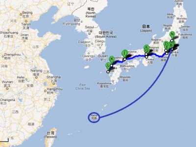 Parcours Japon, avec Okinawa