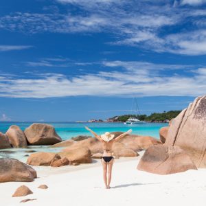 Seychelles, la plage Anse Lazio