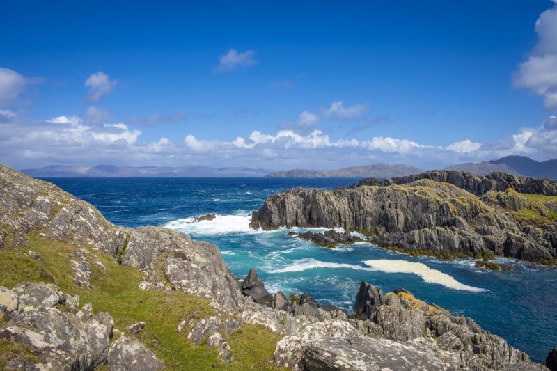 littoral et paysages spectaculaires au nord de la péninsule de Beara, dans le comté de Cork, en Irlande