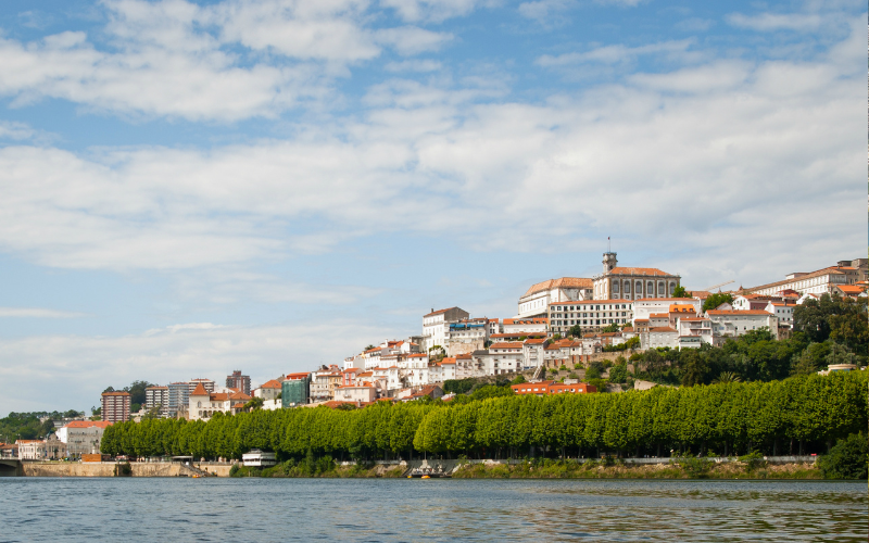 La ville de Coimbra