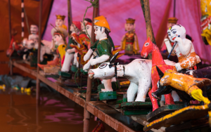 spectacle de marionnettes sur l'eau vietnamien